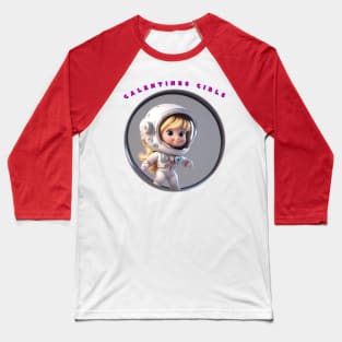 Galentine girl cartoon Baseball T-Shirt